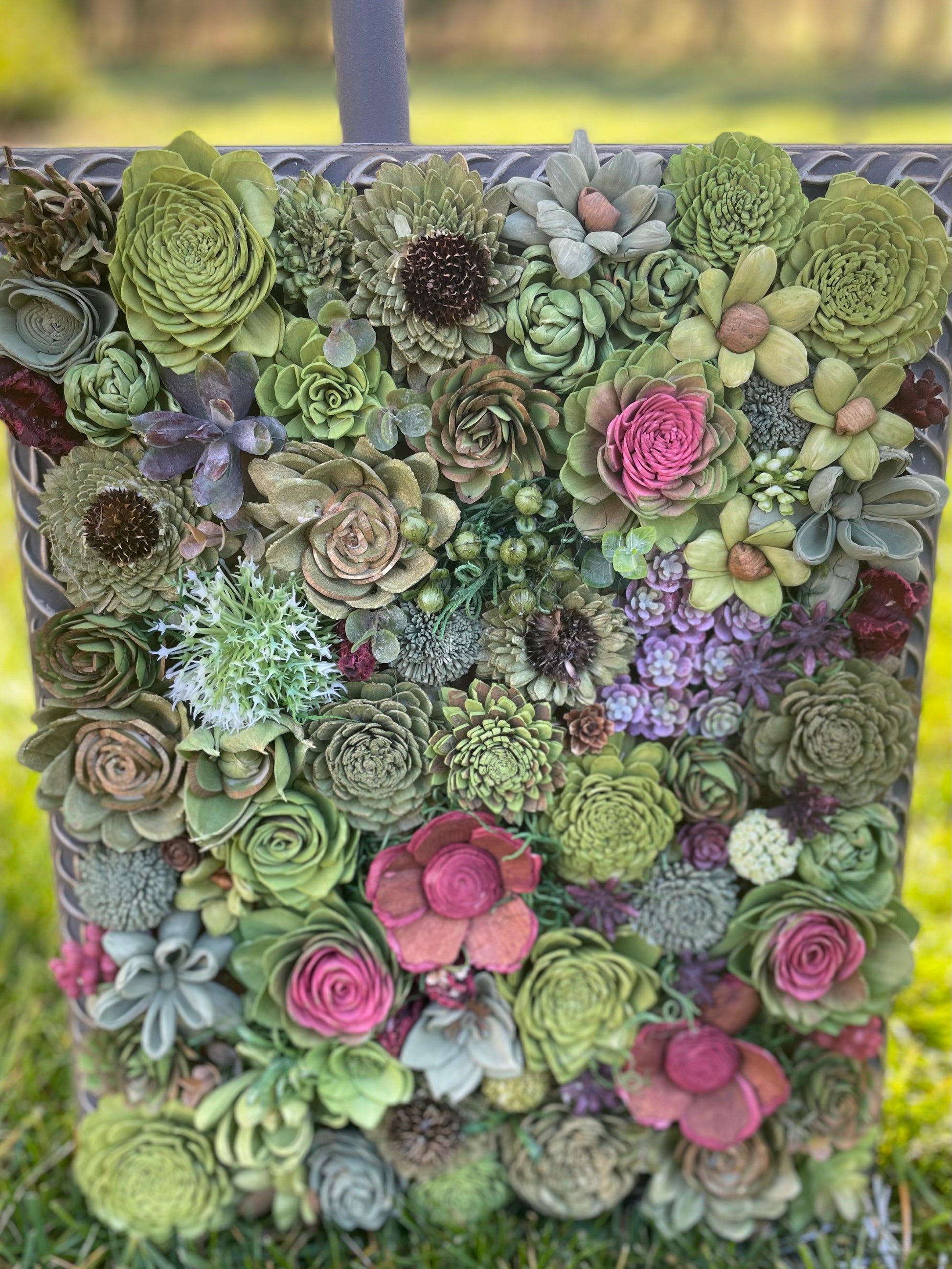 succulent wall art Succulent wall art – Angie's Garden Boutique